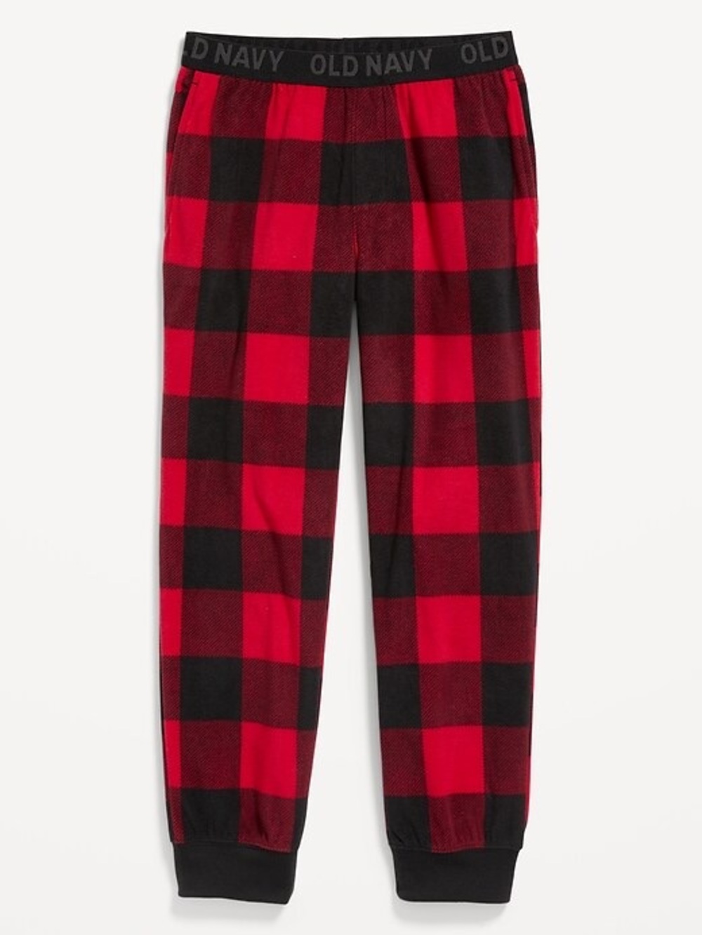 Old Navy Red and Black Buffalo Plaid Kids PJ Pants